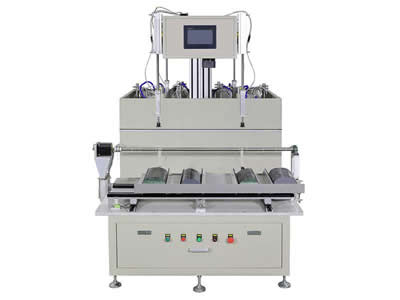 Máquina para rectificado y biselado de bordes de vidrio de 2 cabezales 